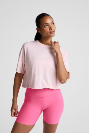 SoftKnit Better Than Ever Cropped Cotton Tee