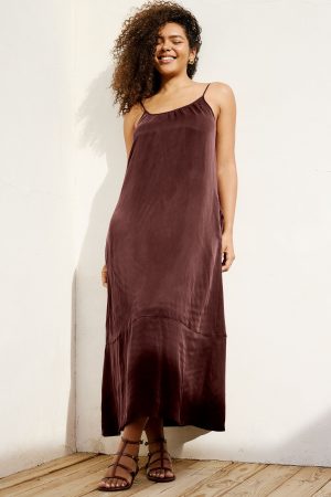 Sunkissed Cupro Maxi Dress