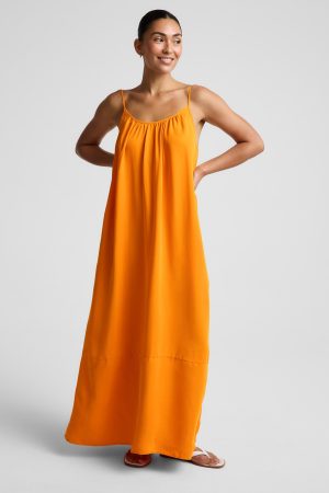 Sunkissed Cupro Maxi Dress
